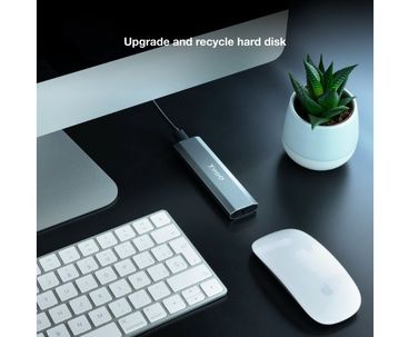 CAJA EXTERNA SSD NGFF/NVMe SHURA GRIS TOOQ