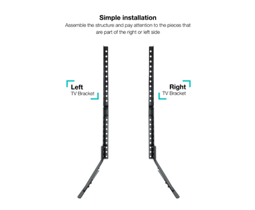 SOPORTE MESA 1 PANTALLA 23"-75" TOOQ