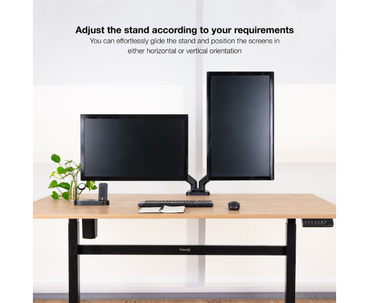 SOPORTE MESA 2 PANTALLAS 17"-32" TOOQ