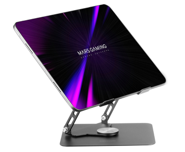 SOPORTE SOBREMESA PARA PORTATIL/TABLET GIRATORIO NEGRO MARS GAMING