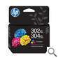 MULTIPACK CARTUCHOS COLOR HP Nº302XL/304XL (B7RT8AE)
